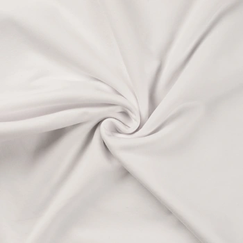 500 | Öglad Enfärgad jogging tyg - Vit