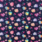 My Little Pony, cherries and butterflies  - Trikåtyg