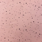 Pink with black dots - Jersey fabric