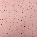 Pink with black dots - Jersey fabric