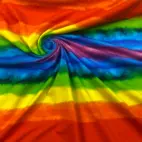 Regnbågsfärger - Trikåtyg