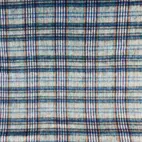 Wool fabric - Jeans grey check