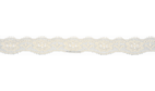 Ecru - Elastisk spets  20mm