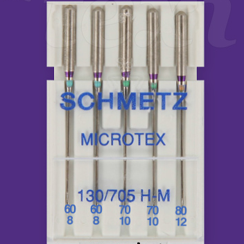 Microtex nål - Mix, 60-80