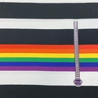 Regnbågs ränder - Trikåtyg