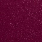 Muslin tyg, Guld dots - Vinröd