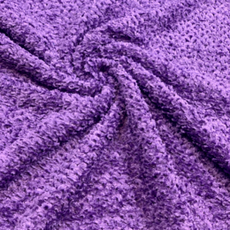 Stickad Boucle' Chenille Purpul