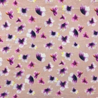 Thea, rosa - Digitaltryckt Muslin tyg