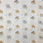 Zleepy  deer - Digitaltryckt Muslin tyg