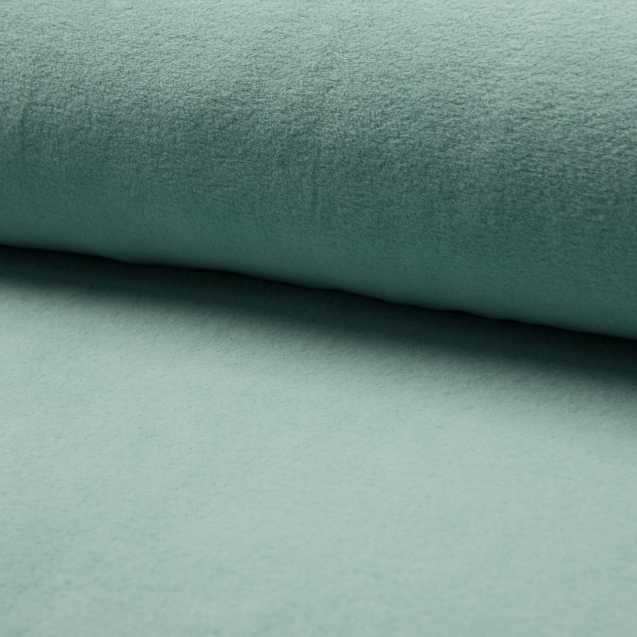 Dusty mint - Bomulls fleece ekologiskt