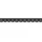 Svart - Elastisk spets, 20mm