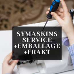 Symaskins service inkl frakt + emballage