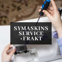 Symaskins service inkl frakt.