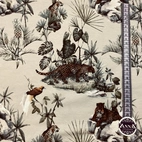 Vintage Leopard - Jersey fabric