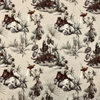 Vintage Leopard - Jersey fabric