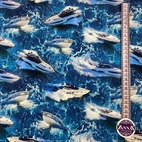 Motorbåtar- Trikåtyg