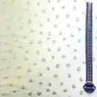 Crown, silverfolie print  - Trikåtyg