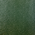 Prick, grön, silverfolie print  - Trikåtyg