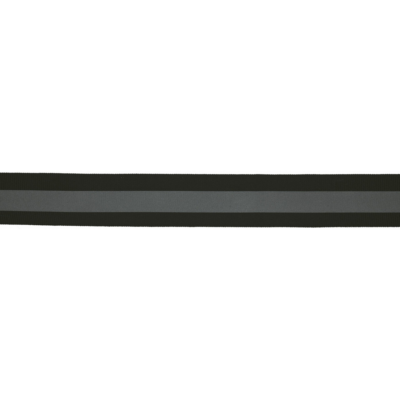 Reflex ripsband, 25mm - Svart