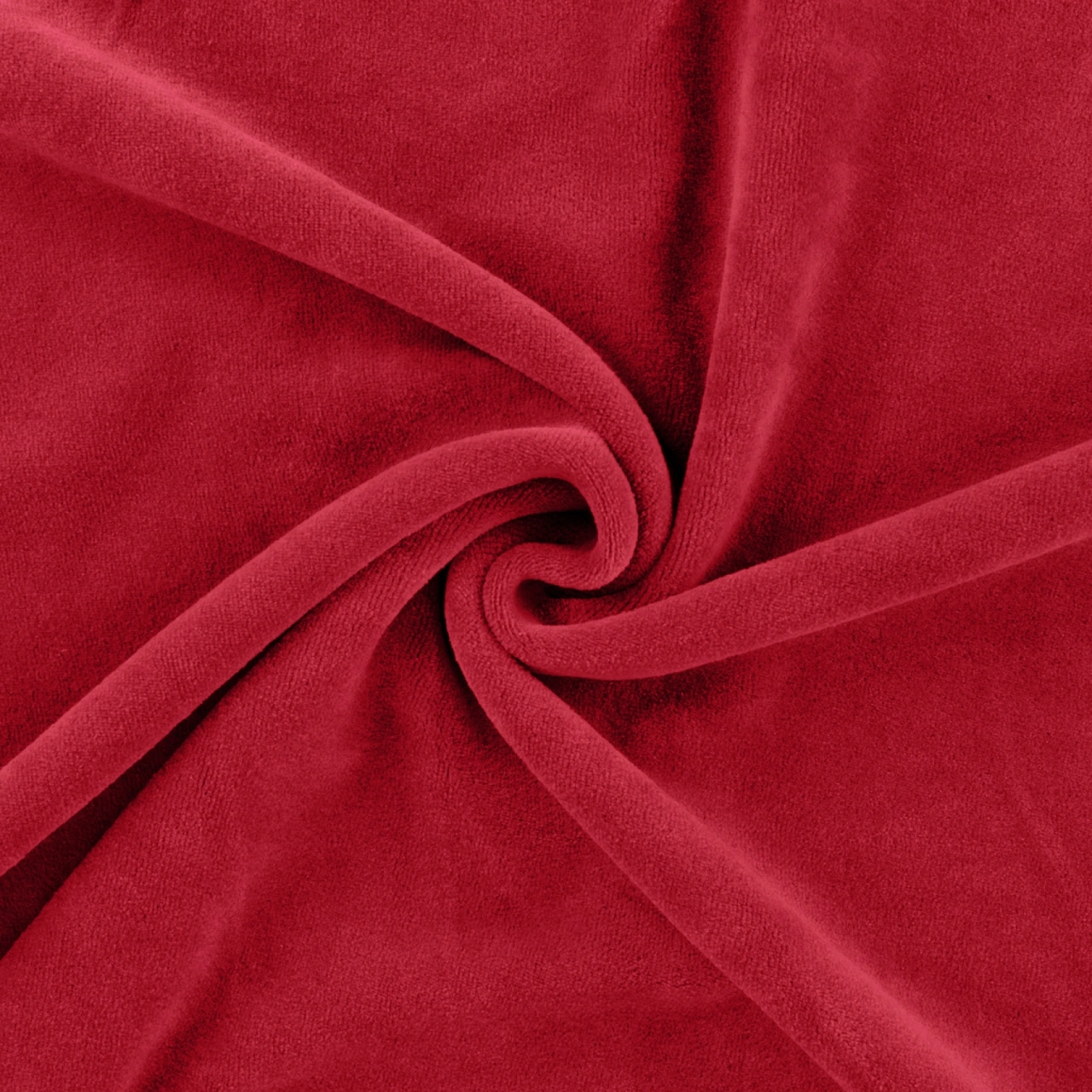 Velour/Plysch - Röd