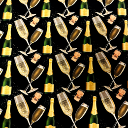 Champagne, svart - Created By ZannaZ
