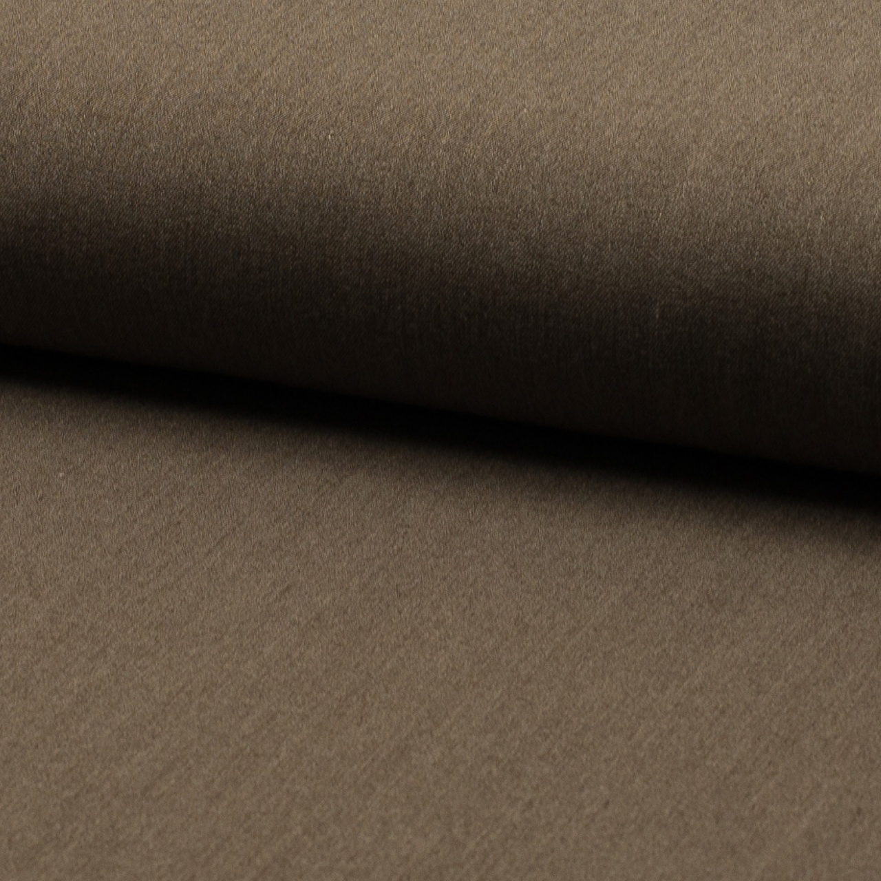 Gabardin med stretch - Brown melange