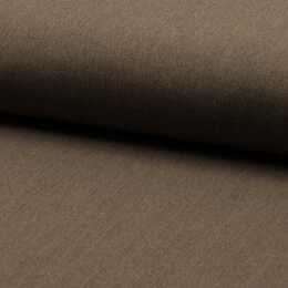 Gabardin med stretch - Brown melange