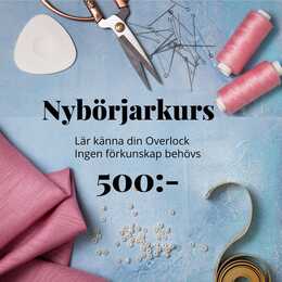 Overlockskurs: Nybörjarkurs Overlock 18/4