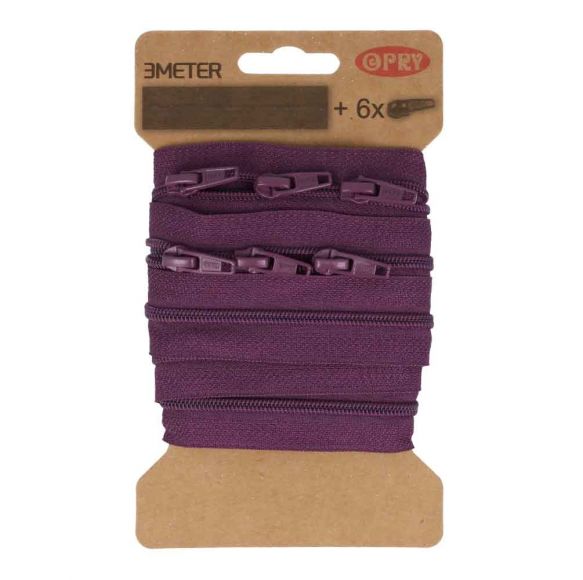 3meter Zipper - Heather