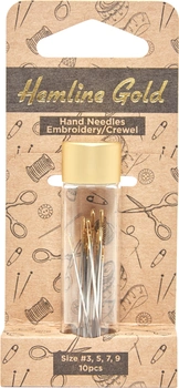 HemLine Gold - Embroidery needles, NO. 3-9