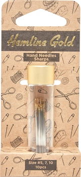 HemLine Gold - Sewing needles, Sharps NO. 5-10