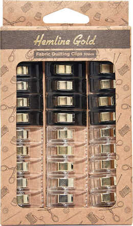 HemLine Gold - Tyg clips