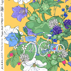 Cykeltur, yellow - Trikåtyg