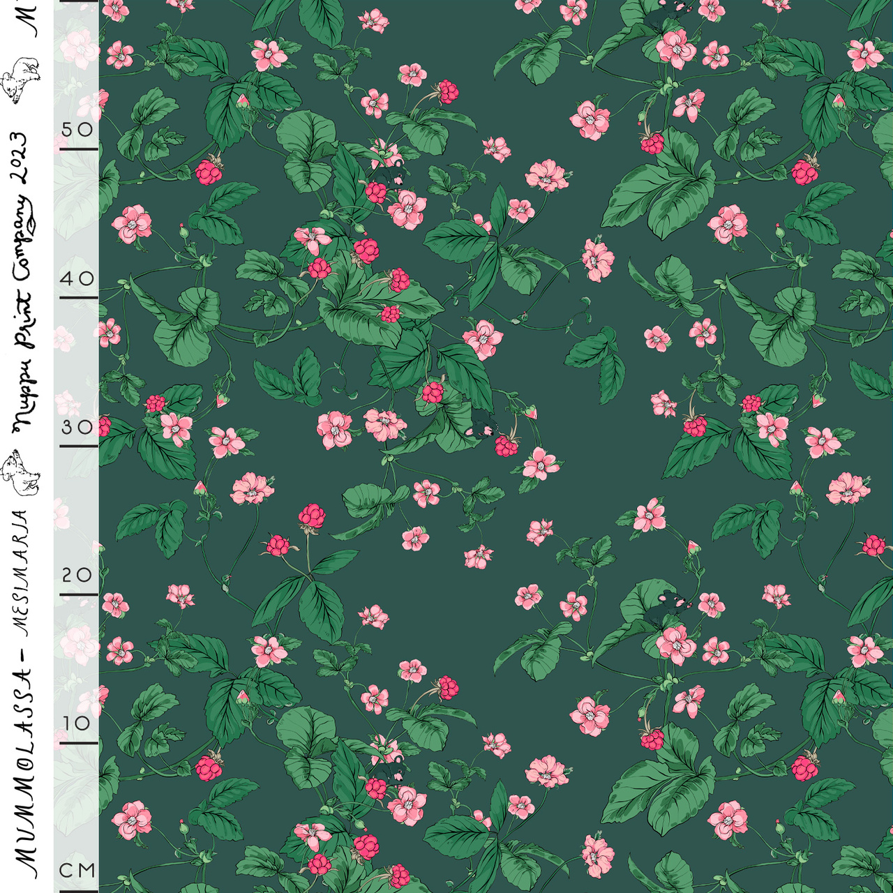 Mesimarja, Gentle green - Trikåtyg