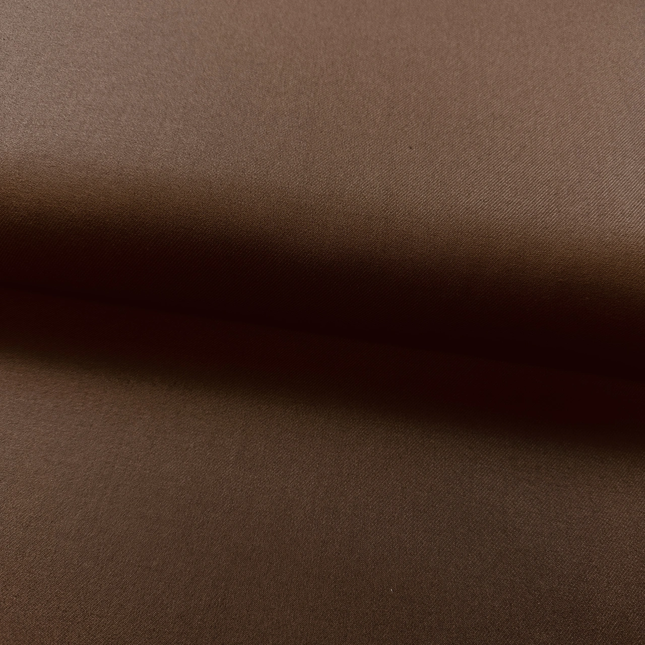 Gabardin med stretch - Mörkbrun