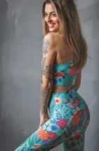 Abundance, mint - Sportlycra