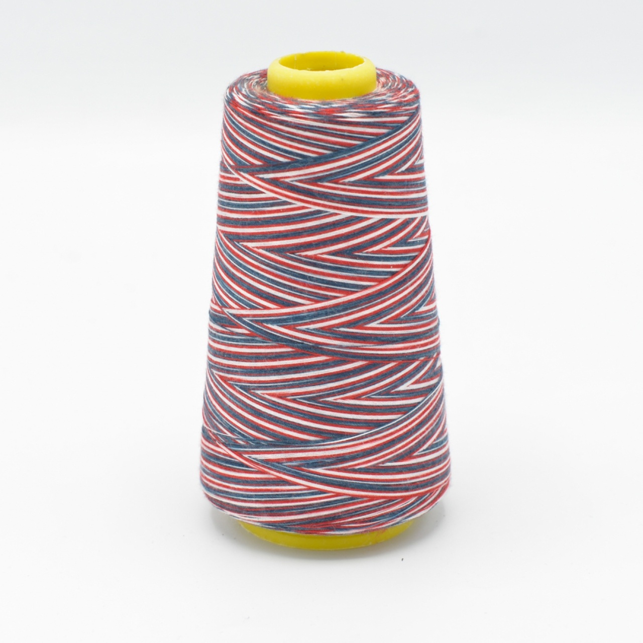 Blå/röd - Overlocktråd, Multicolor