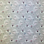 Milina, grå - Trikåtyg