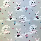 Milina, grå - Trikåtyg