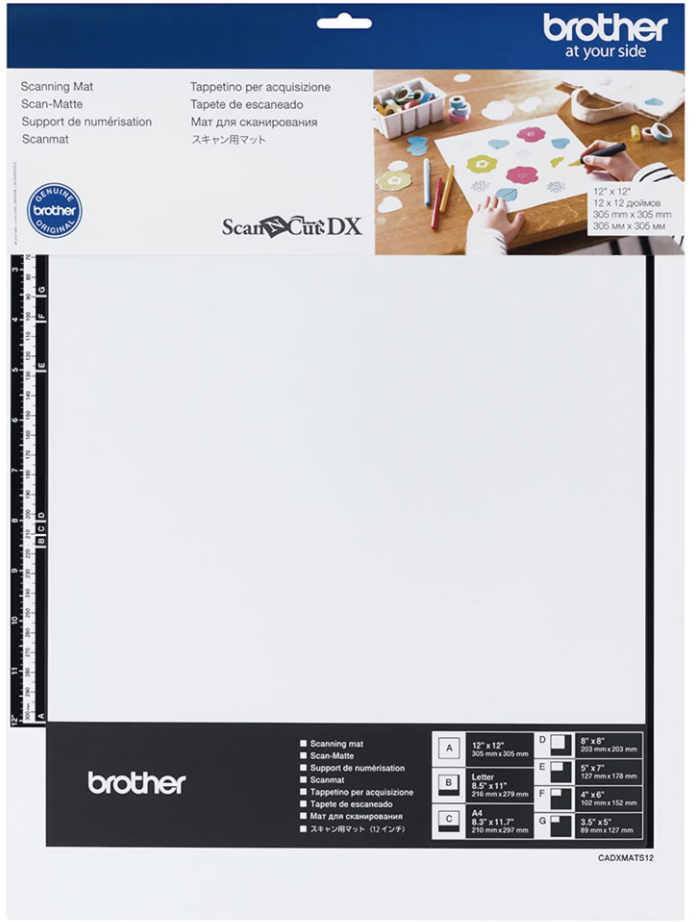 Skanningsmatta 30,5cm x 30,5cm