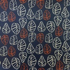Canvas - Blad, navy