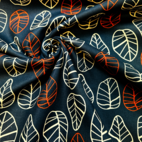 Canvas - Blad, navy