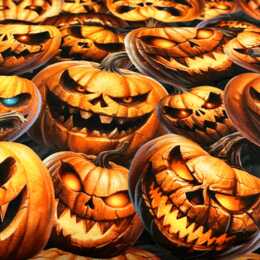 Evil Halloween Pumpkin - Zelected By ZannaZ