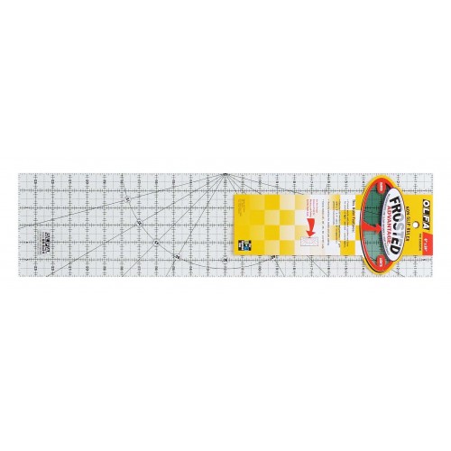 Frostad acryl linjal QR-6x24 INCH