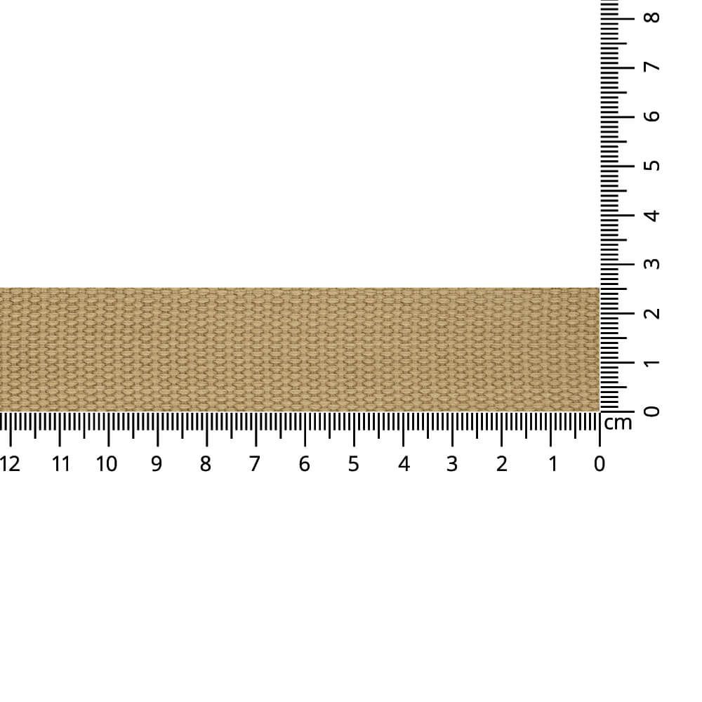 Väskband, 25mm - Beige