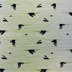 Hiden Cats, green - Jersey fabric