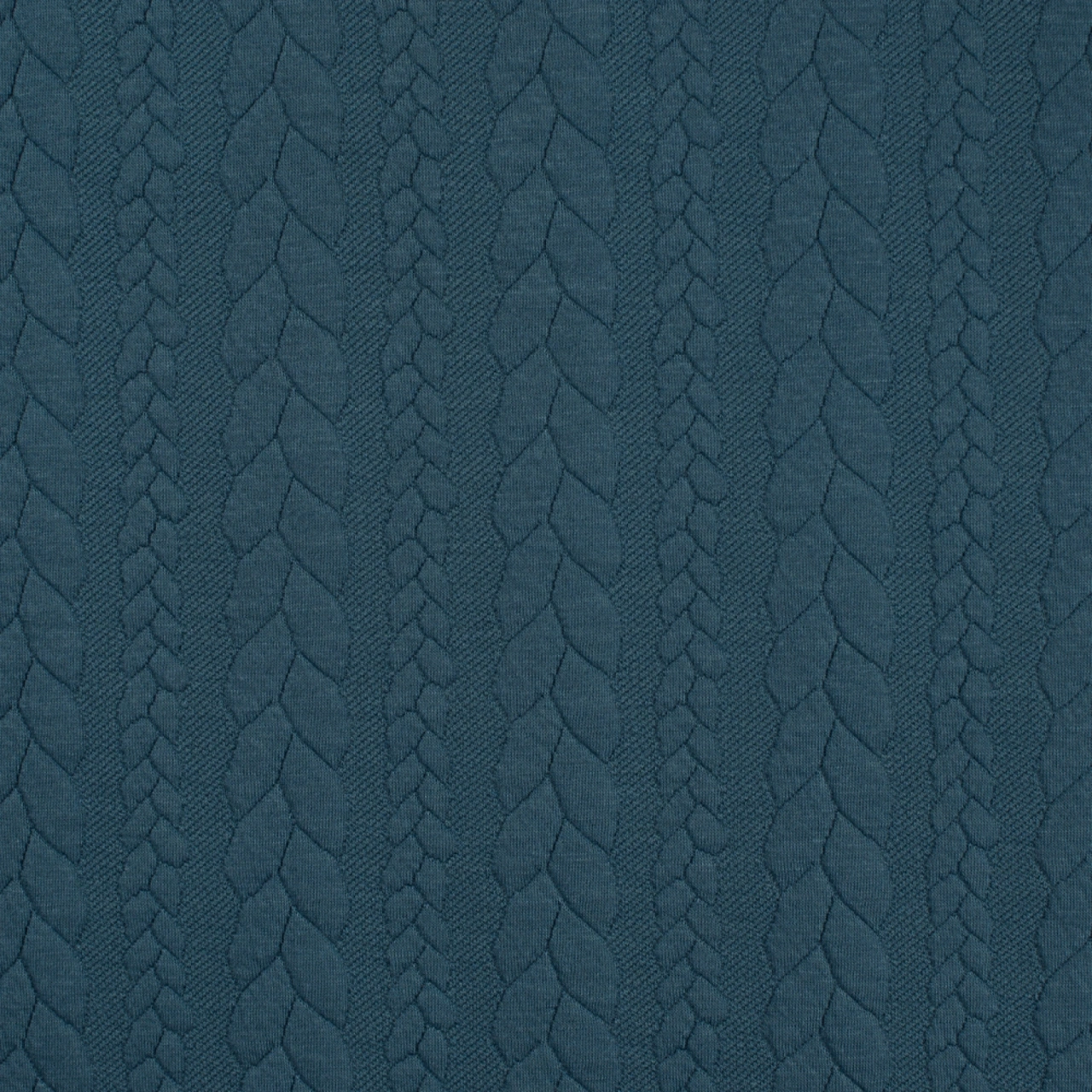 Kabelstickat - Petrol