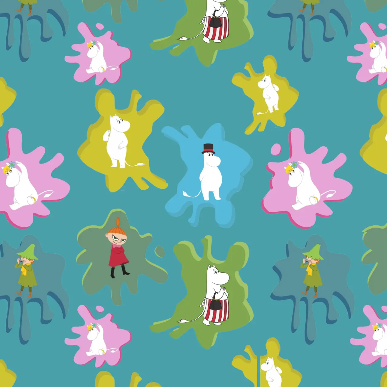 ColorSplash Mumin, Light Petrol - Moomin By ZannaZ