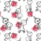 My & my strawberries, White - Moomin By ZannaZ