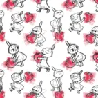 My & my strawberries, White - Moomin By ZannaZ